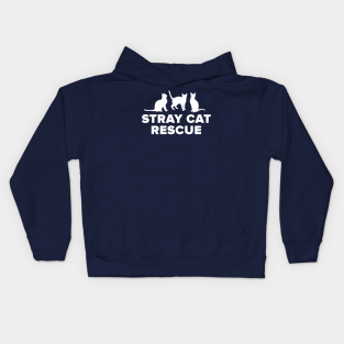 Cat Rescue Kids Hoodie - Stray Cat Rescue by anomalyalice